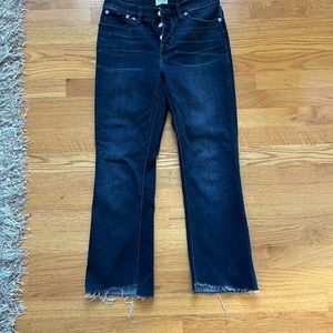 J.Crew Billie Demi Boot Crop Black 26P